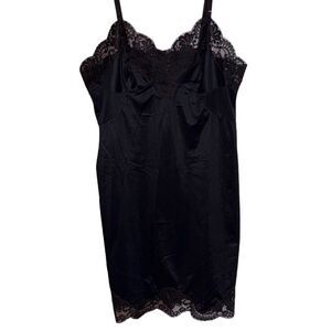 Vintage 1960s Sears Doesnt Slip Rare Black With Orange Contrast Stitching 38/L